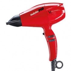 BaByliss PRO Vulcano rosu, uscator profesional de par, 2200W, BAB6180IRE foto