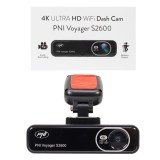 Resigilat : Camera auto DVR PNI Voyager S2600 WiFi, 4K Ultra HD, GPS, fara display