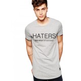 Tricou gri barbati - Haters - S