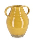 Cumpara ieftin Vaza flori teracota galbena Daruma 28x22x31