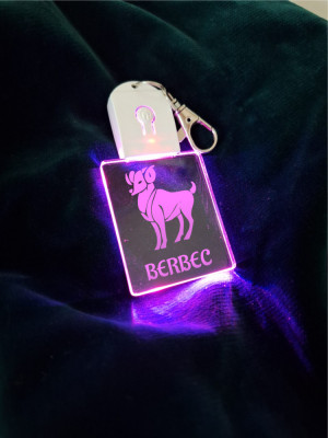Breloc LED horoscop &amp;quot;BERBEC&amp;quot; 2 foto