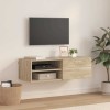 VidaXL Cabinet TV Stejar sonoma 100.5 x 39 x 30 cm Lemn compozit 880243
