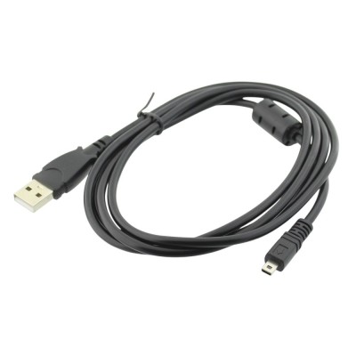 Cablu UC-E6, USB A mufa, USB 2.0, lungime 1.5m, negru, AKYGA, AK-USB-20, T145934 foto