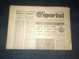 ZIARUL SPORTUL 1 NOIEMBRIE 1984 DINAMO BACAU