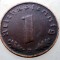 B.013 GERMANIA 1 REICHSPFENNIG 1937 D