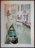 Venetia - semnat monogramic PC '87, Peisaje, Acuarela, Altul