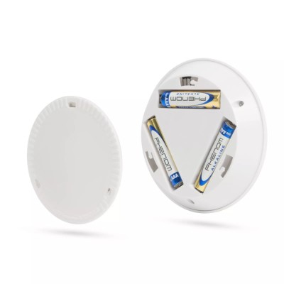Set de lampi LED COB 3W 200lm 3x AAA IP44 autoadezive de perete cu telecomanda foto