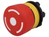 Comutator Siguranță EAO 22mm 2 NC NO Roșu 84-5230.0020