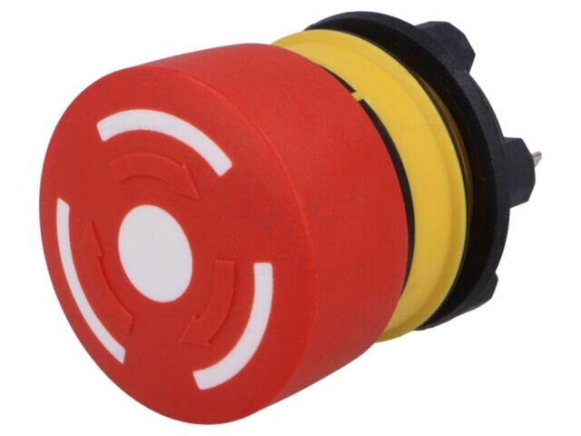 Comutator Siguranță EAO 22mm 2 NC NO Roșu 84-5230.0020
