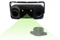 Sistem de parcare 2 in 1 cu camera de marsarier si 2 senzori de parcare incorporati s451 Tuning-Shop foto