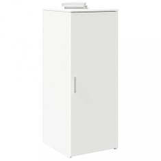 vidaXL Dulap de depozitare alb 40x45x103,5 cm din lemn prelucrat foto