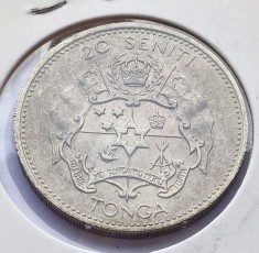 25. Moneda Tonga 20 seniti 1967 (Salote Tupou III )