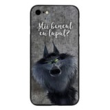 Husa apple iphone 8 multicolor mesaj lup, Flippy