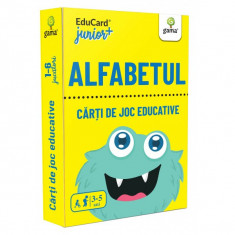 Alfabetul. EduCard junior +. Carti de joc educative 3-5 ani foto