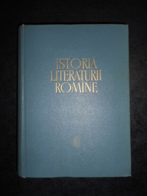 ISTORIA LITERATURII ROMANE. FOLCLORUL. LITERATURA ROMANA IN PERIOADA FEUDALA foto