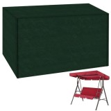 Husa protectie leagan gradina, inchidere fermoar, 215x150x145cm, verde