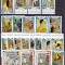 Ajman 1970 pictura japoneza MI 532-540A+B + bl.190A+B MNH