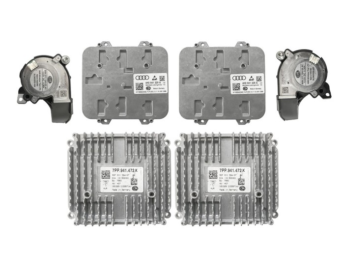 NEW OE KIT MATRIX AUDI A7 / RS7 LED FAN MODULE 7PP941472K + 8V0907463A , 9MN011184-04 + 4H0941329A