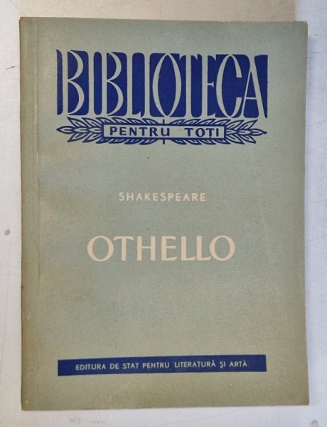 OTHELLO de SHAKESPEARE , 1958
