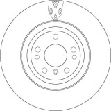 TRW DF6833S Disc frana