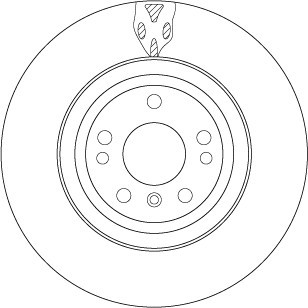 TRW DF6833S Disc frana