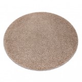 Covor SOFFI cerc shaggy 5cm bej, cerc 80 cm