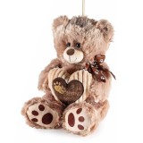 Figurina Ursulet textl maro cm 18 x 15 x 35 H