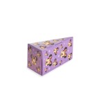 Cutie In Forma De Felie de Tort Din Carton pentru dulciuri, Minnie Mouse, mov