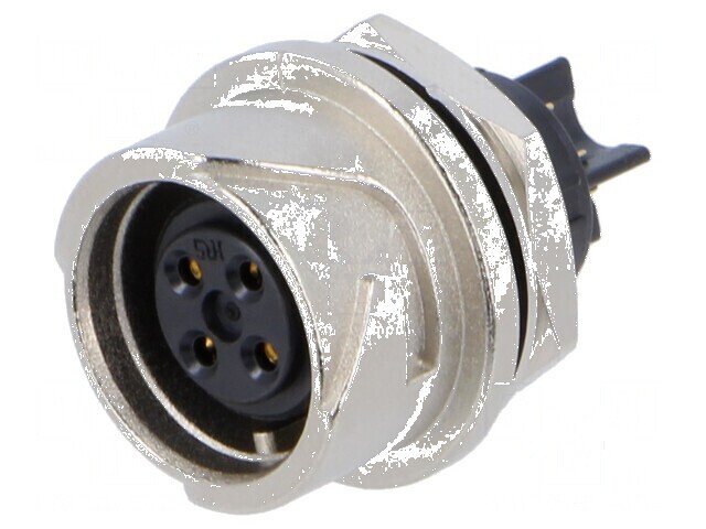 Conector circular LF lipire 4 pini soclu mamă 10A 1,25kVAC