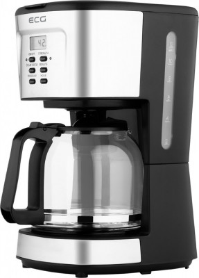 Cafetiera ECG KP 2125 Supreme, 900 W, 1.5 L, 12 cesti, LCD, bol din sticla foto