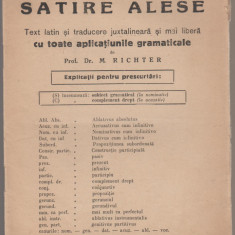 Horatiu - Satire alese (bilingv latin-roman)