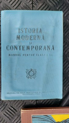 ISTORIA MODERNA SI CONTEMPORANA CLASA A X A , ANUL 1960 foto