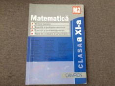 MATEMATICA CLASA A XI M2 BREVIAR/EXERCITII SI PROBLEME REZOLVATE