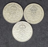 Lot Monede Argint Marea Britanie, Europa