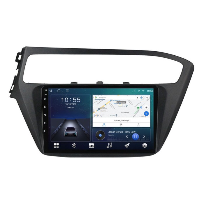 Navigatie dedicata cu Android Hyundai i20 2018 - 2020, 2GB RAM, Radio GPS Dual