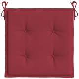 Perne scaune gradina 6 buc. rosu vin 50x50x3 cm tesatura Oxford GartenMobel Dekor, vidaXL