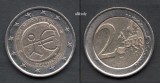 BELGIA 2 euro 2009, 10 ani EURO