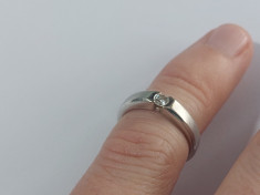 Inel din aur de 18 k cu diamant(TR33) foto