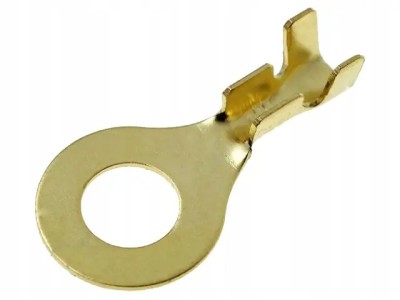 Papuc terminal inelar neizolat M6 0.8-2.5mm2 pe cablu crimpare 4CarMedia KON-M6 foto