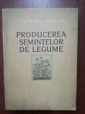 Producerea semintelor de legume- M. Bulboaca