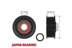 Rola curea transmisie Audi A4 2.5tdi 2000-, A6 2.5tdi 2000-, Chrysler 300c 3.5 2004-, NTY RNK-AU-001