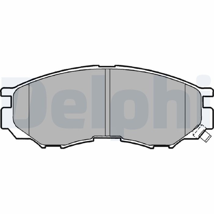 DELPHI LP1010 set placute frana,frana disc