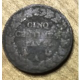 MNDSTR6 Franta Cinqo centimes