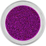 Decorații pentru unghii - perle 0,5mm, mov &icirc;nchis