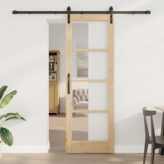 Ușă glisantă vidaXL cu set de hardware &amp;#039;ORKDAL&amp;#039;73.5x211 cm foto