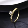 Inel Argint 925 Logodna Auriu Argintboutique, Marime 6/7/8/9, Diametru 16.5-18.9mm, Model Arg104C