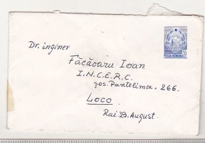 bnk ip Intreg postal 1966 - circulat foto
