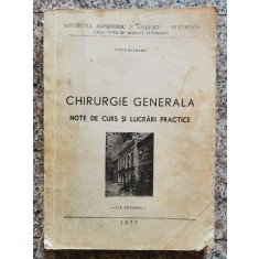 Chirurgie Generala Note De Curs Si Lucrari Practice (cu Ilu - Titus Blidariu , B814