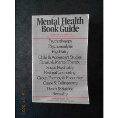 MENTAL HEALTH BOOK GUIDE