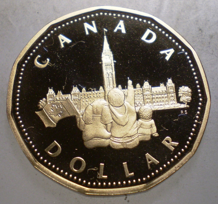 5.412 CANADA ELIZABETH II 1 DOLLAR 1992 PROOF 24227ex.